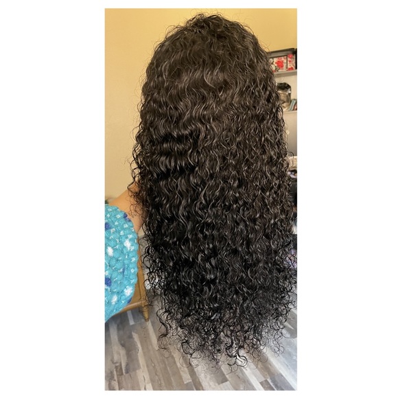 Peruvian Deep Wave Human Hair Wig - Picture 2 of 3